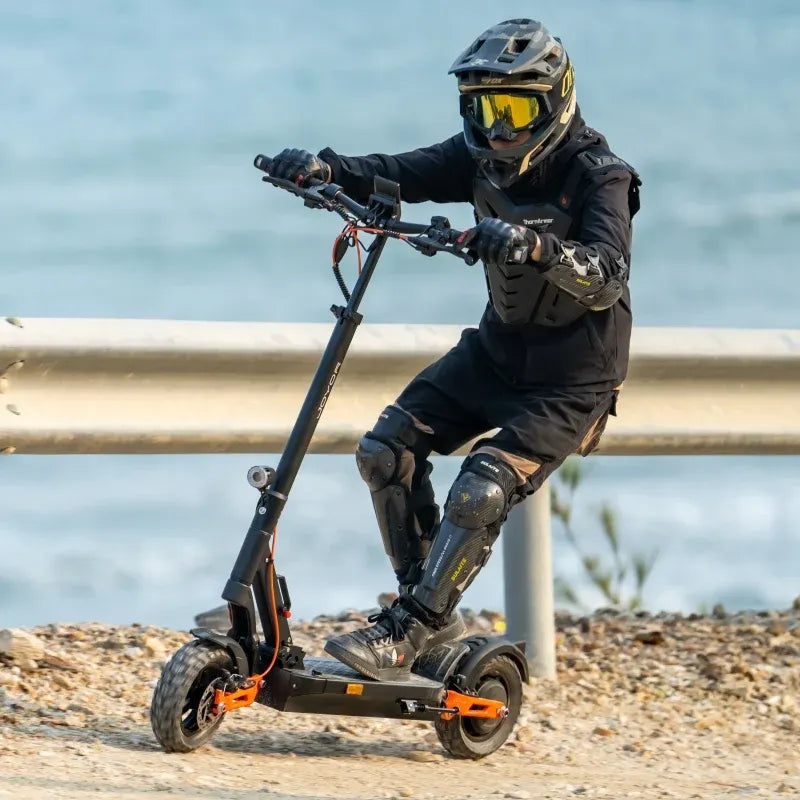 Joyor T6E Electric Scooter – 500W Motor, 70km Range, ABE Certified, Dual Suspension，Full Suspension (ABE Certified /