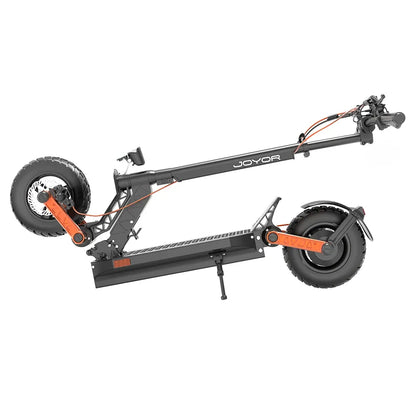 Joyor S5 Electric Scooter – 500W Motor, 55km Range, ABE Certified, Dual Suspension, Foldable Design, 10" Pneumatic Tires (ABE