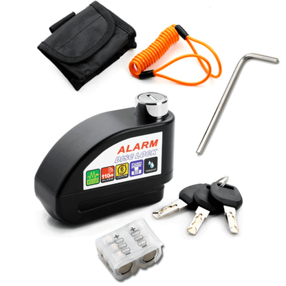 JOYOR Forever electric scooter alarm disc brake lock antitheft motorcycle electric battery portable special mountain road key