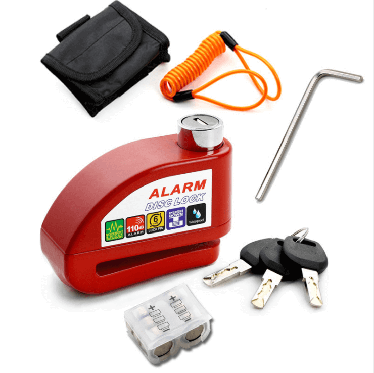 JOYOR Forever electric scooter alarm disc brake lock antitheft motorcycle electric battery portable special mountain road key