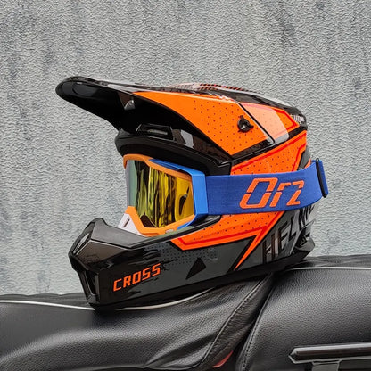 Full Face Helmet for Electric Scooter & Downhill MTB - Lightweight Off-Road Racing Gear for High Speed Riding, DH & Rally