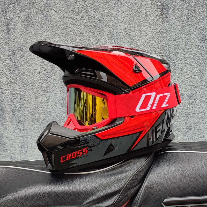 Full Face Helmet for Electric Scooter & Downhill MTB - Lightweight Off-Road Racing Gear for High Speed Riding, DH & Rally