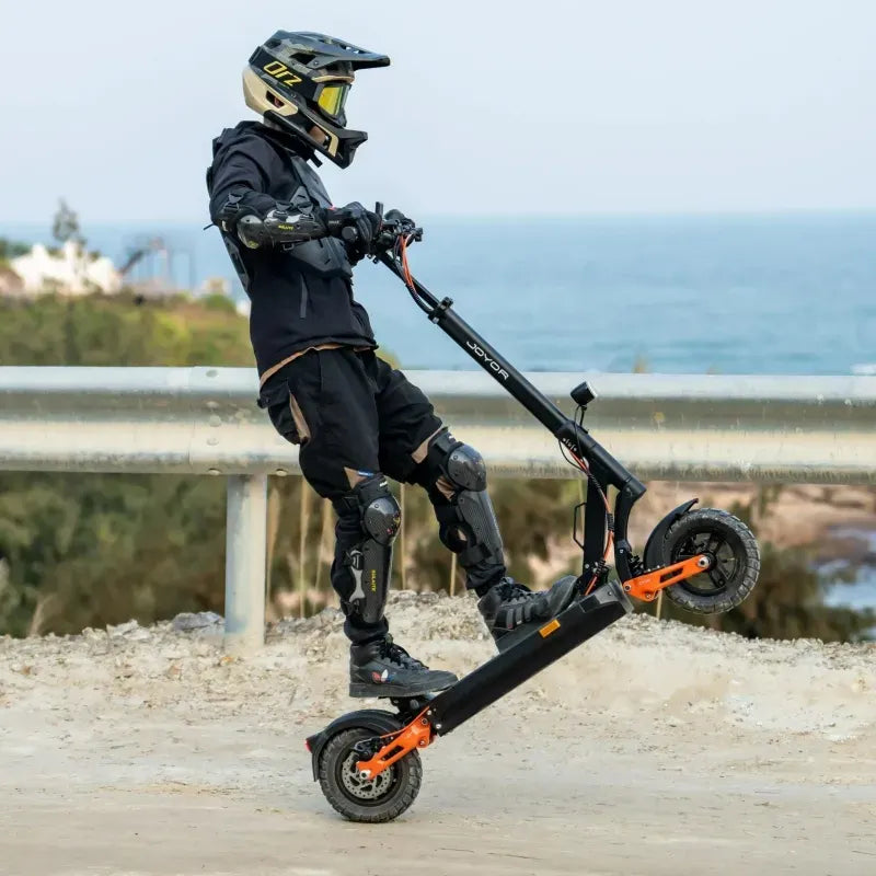 Joyor T6E Electric Scooter – 500W Motor, 70km Range, ABE Certified, Dual Suspension，Full Suspension (ABE Certified /