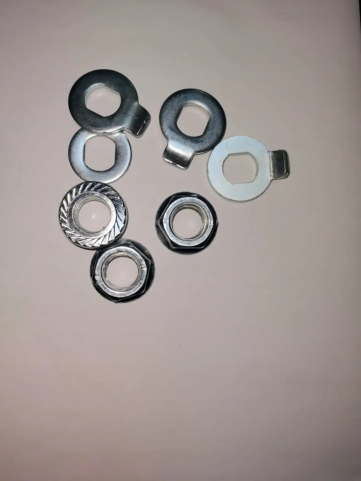 Joyor Hub Motor Flange Nuts & Anti-Spin Locking Washers Set