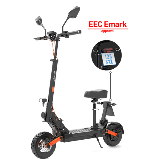Joyor S8E Electric Scooter – 800W Motor, 80 km Range, Dual Suspension,Foldable Design, EEC EMark