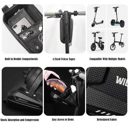 JOYOR 2L/3L Scooter Storage Bag, Scooter Handlebar Bag Compatible with Multiple Models
