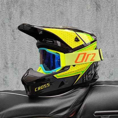 Full Face Helmet for Electric Scooter & Downhill MTB - Lightweight Off-Road Racing Gear for High Speed Riding, DH & Rally