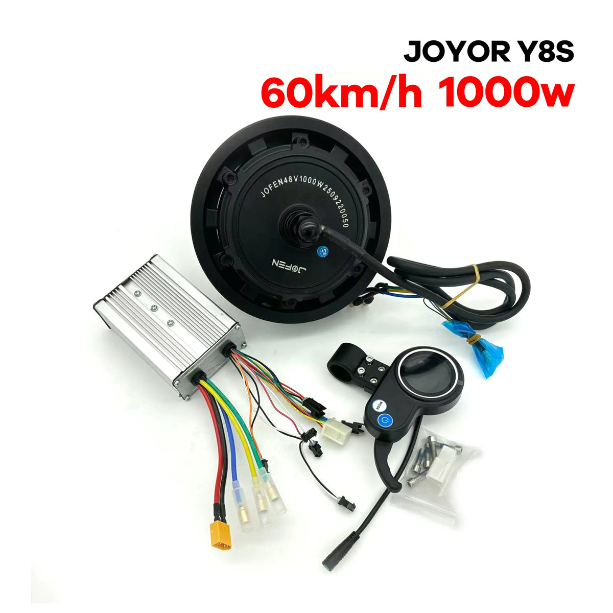 JOYOR Y8-S speed limit release kit with 1000W motor to increase the speed of electric scooters (controller, display and motor)