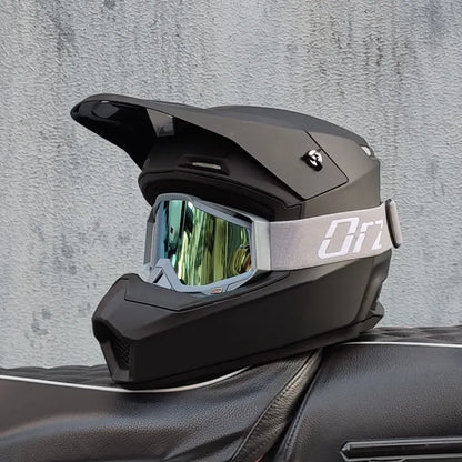Full Face Helmet for Electric Scooter & Downhill MTB - Lightweight Off-Road Racing Gear for High Speed Riding, DH & Rally