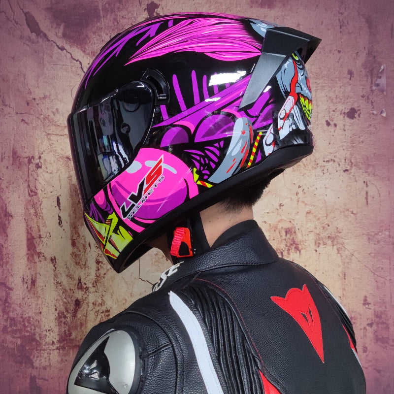 Full Face Motorcycle Helmet Double Visor - Winter Warm Motorbike Crash Gear for Street Bike Racing & Touring (Unisex)
